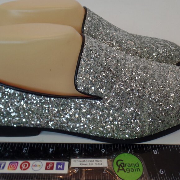 Men\'s Size 42 or US 8.5/9  Bright Sparkling Slip on Flats W  Red Soles Unbranded main image 7
